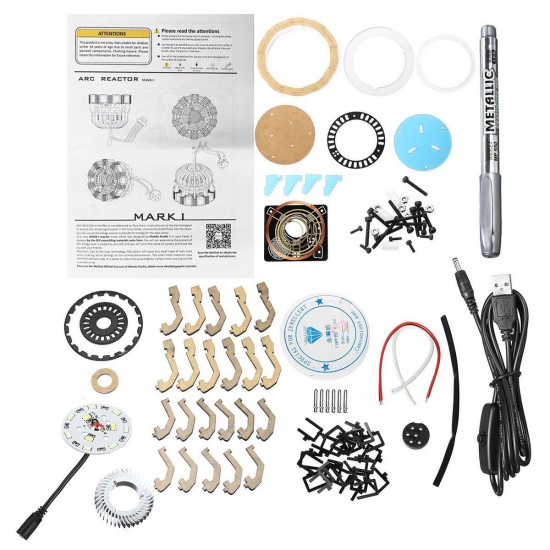 MK1 Acrylic Remote Ver. Tony DIY Arc Reactor Lamp Kit Remote Control Illuminant LED Flash Light Heart Set MK1 Acrylic Remote Ver. Tony DIY Arc Reactor Lamp Kit Remote Control Illuminant LED Flash Light Heart Set