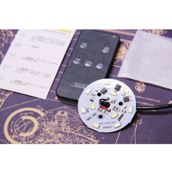 MK1 Acrylic Remote Ver. Tony DIY Arc Reactor Lamp Kit Remote Control Illuminant LED Flash Light Heart Set MK1 Acrylic Remote Ver. Tony DIY Arc Reactor Lamp Kit Remote Control Illuminant LED Flash Light Heart Set