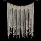 Macrame Backdrop Curtains Hanging Bo ho Wedding Hanger Cotton Wall Art Home Decor