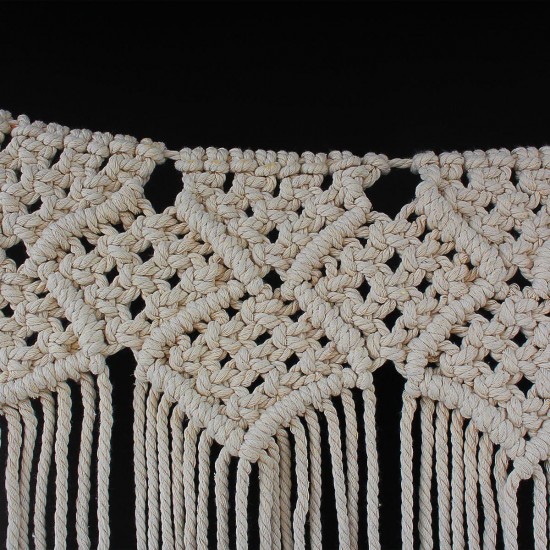 Macrame Backdrop Curtains Hanging Bo ho Wedding Hanger Cotton Wall Art Home Decor Macrame Backdrop Curtains Hanging Bo ho Wedding Hanger Cotton Wall Art Home Decor