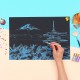 Magic Scratch Sketch Pad Wooden Drawing Shiny Stick Art Painting Paper and Board Magic Scratch Sketch Pad Wooden Drawing Shiny Stick Art Painting Paper and Board