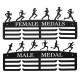 Male/Female Running Medal Hanger Holder Display Sport Medal Rack Decorations Male/Female Running Medal Hanger Holder Display Sport Medal Rack Decorations
