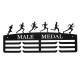 Male/Female Running Medal Hanger Holder Display Sport Medal Rack Decorations Male/Female Running Medal Hanger Holder Display Sport Medal Rack Decorations