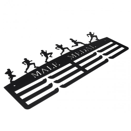 Male/Female Running Medal Hanger Holder Display Sport Medal Rack Decorations Male/Female Running Medal Hanger Holder Display Sport Medal Rack Decorations