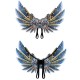 Mardi Gras Steampunk Gear Wings Cosplay Carnival Party Unisex Costume Wing Props