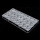 Matte Round Shaped Polycarbonate Sweet Candy Mold 24 Cavity DIY PC Chocolate Mould Tray