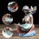 Mermaid Ceramic Incense Burner Backflow Glaze Censer Cone Holder Decor Crafts Mermaid Ceramic Incense Burner Backflow Glaze Censer Cone Holder Decor Crafts