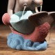 Mermaid Ceramic Incense Burner Backflow Glaze Censer Cone Holder Decor Crafts Mermaid Ceramic Incense Burner Backflow Glaze Censer Cone Holder Decor Crafts