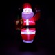 Merry Christmas 5FT LED Christmas Inflatable Santas Outdoor Ornaments Shop Decor Merry Christmas 5FT LED Christmas Inflatable Santas Outdoor Ornaments Shop Decor