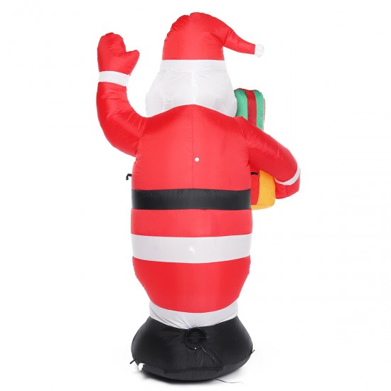Merry Christmas 5FT LED Christmas Inflatable Santas Outdoor Ornaments Shop Decor Merry Christmas 5FT LED Christmas Inflatable Santas Outdoor Ornaments Shop Decor