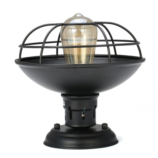 Metal Cage Ceiling Light E26 Rustic Mini Semi Flush Mounted Pendant Lighting for Foyer Kitchen Garage Porch Entryway Metal Cage Ceiling Light E26 Rustic Mini Semi Flush Mounted Pendant Lighting for Foyer Kitchen Garage Porch Entryway