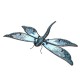 Metal Dragonfly Wall Artwork for Garden Decoration Miniaturas Animal Outdoor