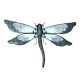 Metal Dragonfly Wall Artwork for Garden Decoration Miniaturas Animal Outdoor