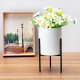 Metal Plant Stand Flower Pot Shelves Rack Holder Aron Frame Ceramic Vase