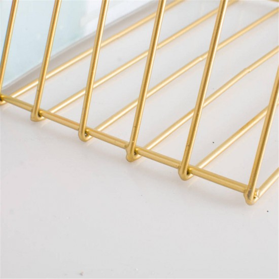 Metal Triangle Iron Art Desktop Bookshelf Letter Magazine Rack Holder Home Office Storage Metal Triangle Iron Art Desktop Bookshelf Letter Magazine Rack Holder Home Office Storage
