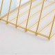 Metal Triangle Iron Art Desktop Bookshelf Letter Magazine Rack Holder Home Office Storage Metal Triangle Iron Art Desktop Bookshelf Letter Magazine Rack Holder Home Office Storage