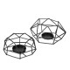 Metal Wire Candlestick Tea Light Candle Holder Tabletop Decor Industrial Lantern Metal Wire Candlestick Tea Light Candle Holder Tabletop Decor Industrial Lantern