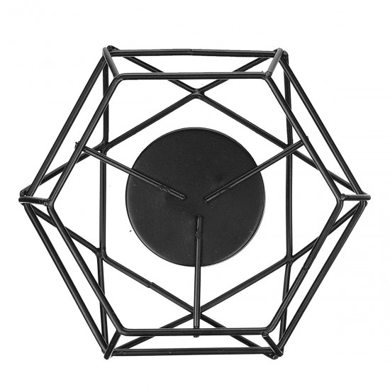 Metal Wire Candlestick Tea Light Candle Holder Tabletop Decor Industrial Lantern Metal Wire Candlestick Tea Light Candle Holder Tabletop Decor Industrial Lantern