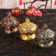 Mini Alloy Bronze Incense Burner Incensory Craft Home Office Decoration