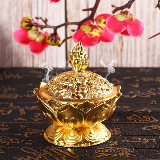 Mini Alloy Bronze Incense Burner Incensory Craft Home Office Decoration Mini Alloy Bronze Incense Burner Incensory Craft Home Office Decoration