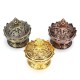 Mini Alloy Bronze Incense Burner Incensory Craft Home Office Decoration