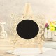 Mini Vintage Wooden Blackboard Table Number Signs Message Memo Chalk Board Party Decorations