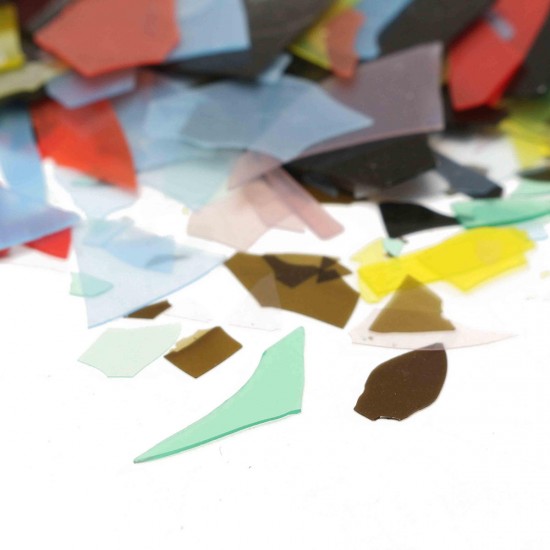 Mix Color Confetti Glass Chips 90 COE for Microwave Kiln Fusing Supply