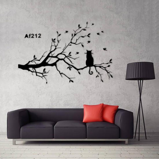 Modern Cat Tree Branches Wall Sticker Sofa Restaurant Wall Decor PVC Removable Modern Cat Tree Branches Wall Sticker Sofa Restaurant Wall Decor PVC Removable