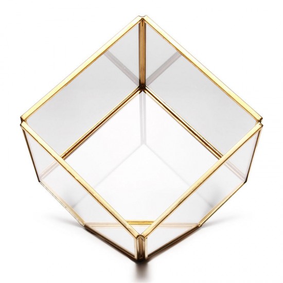 Modern Glass Geometric Terrarium Tabletop Succulent Plants Inclined Container Fern Moss Flower Pot Modern Glass Geometric Terrarium Tabletop Succulent Plants Inclined Container Fern Moss Flower Pot