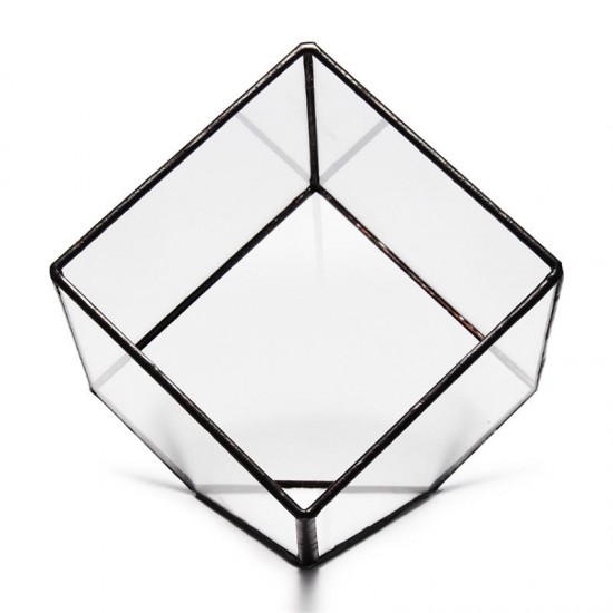 Modern Glass Geometric Terrarium Tabletop Succulent Plants Inclined Container Fern Moss Flower Pot Modern Glass Geometric Terrarium Tabletop Succulent Plants Inclined Container Fern Moss Flower Pot