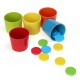 Montessori Wooden Color Classification Matching Toys Sets Kids Early Education