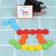 Montessori Wooden Color Classification Matching Toys Sets Kids Early Education