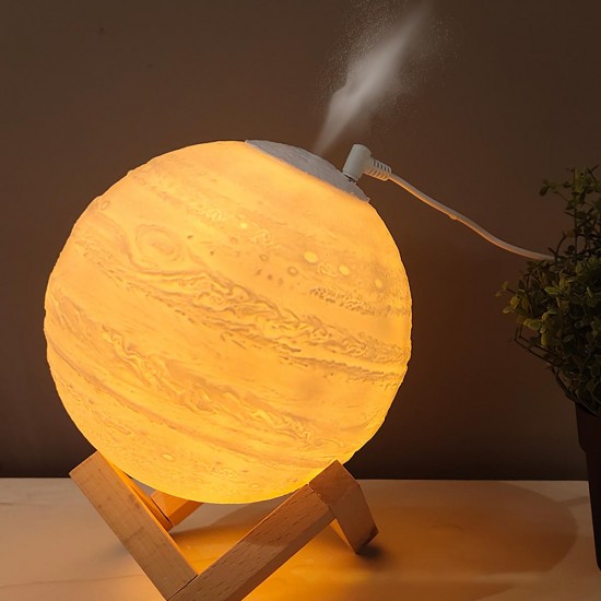Moon Lamp Humidifier Aromatherapy Diffuser LED Desk Moon Lamp with Cool Mist Humidifier Function Adjustable Brightness and Mist Mode Moon Lamp Humidifier Aromatherapy Diffuser LED Desk Moon Lamp with Cool Mist Humidifier Function Adjustable Brightness and Mist Mode
