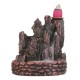 Mountain River Backflow Incense Burner Ceramic Backflow Dragon Incense Holder with 10 Cones