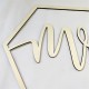 Mr. & Mrs. Wedding Bride Groom Chair Signs Set Hanging Wooden Party Decorations