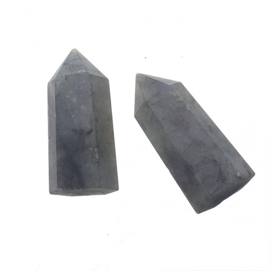 Natural Labradorite Crystals Quartz Obelisk Stone Point Terminated Wand Healing