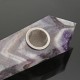 Natural Purple Amethyst Quartz Crystal Wand Pipe Healing with Carb Hole Natural Purple Amethyst Quartz Crystal Wand Pipe Healing with Carb Hole