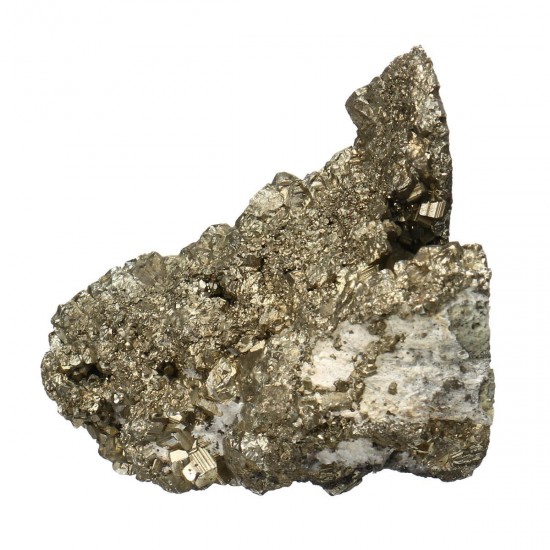 Natural Pyrite Chalcopyrite Mineral Crystals Gold Gemstone Decor Ornament 50-80g