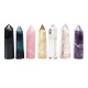 Natural Quartz Crystal One Terminated Point Prism Style Healing Wand Stone Obelisk Reiki Decorations Natural Quartz Crystal One Terminated Point Prism Style Healing Wand Stone Obelisk Reiki Decorations
