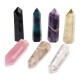 Natural Quartz Crystal One Terminated Point Prism Style Healing Wand Stone Obelisk Reiki Decorations Natural Quartz Crystal One Terminated Point Prism Style Healing Wand Stone Obelisk Reiki Decorations