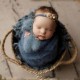 Neonatal Projects Children's Braided Basket Newborn Baby Photo Braided Frame Decorations
