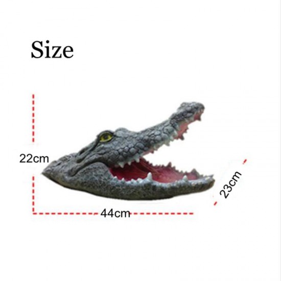 New Floating Crocodile Head Water Decoy Garden or Pond Art Decorations for Goose Predator Heron Duck Control New Floating Crocodile Head Water Decoy Garden or Pond Art Decorations for Goose Predator Heron Duck Control
