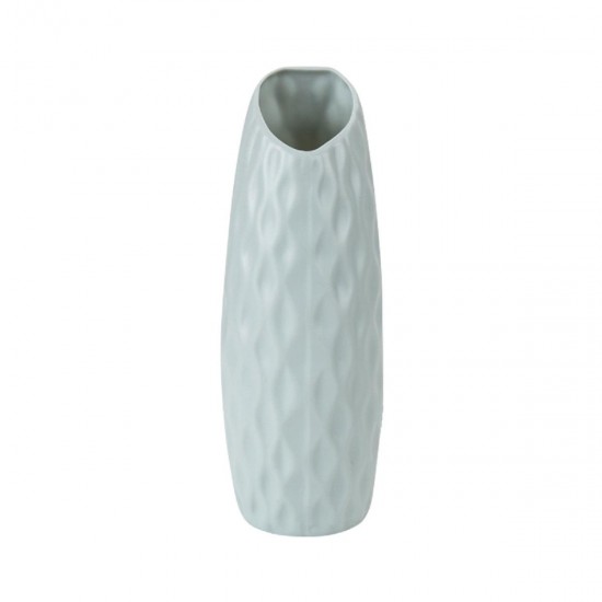 Nordic Art Creatives PE Vase White Imitation Ceramic Flower Pot Flower Vase Nordic Art Creatives PE Vase White Imitation Ceramic Flower Pot Flower Vase
