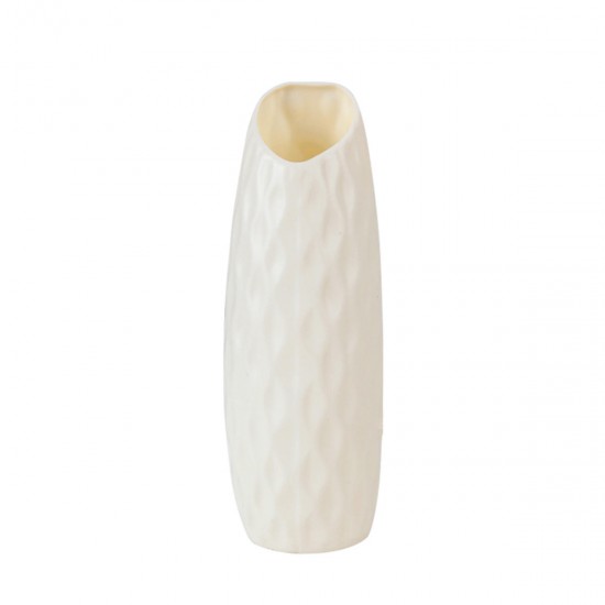 Nordic Art Creatives PE Vase White Imitation Ceramic Flower Pot Flower Vase Nordic Art Creatives PE Vase White Imitation Ceramic Flower Pot Flower Vase