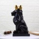 Nordic Handsome Crown Lion Resin Statue Handicraft Home Decor Sculptures Gift