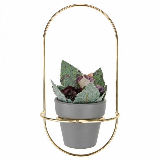 Nordic Modern Succulent Flower Planter Pot With Iron Pot Shelf Stand Garden Decoration Nordic Modern Succulent Flower Planter Pot With Iron Pot Shelf Stand Garden Decoration