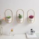 Nordic Modern Succulent Flower Planter Pot With Iron Pot Shelf Stand Garden Decoration Nordic Modern Succulent Flower Planter Pot With Iron Pot Shelf Stand Garden Decoration