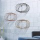 Nordic Simple Iron Art Wall Shelf Home Decorations Bathroom Wall Storage Nordic Simple Iron Art Wall Shelf Home Decorations Bathroom Wall Storage