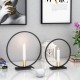Nordic Style Geometric Candlestick Metal Wall Candle Holder Home Wall Decor