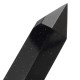 Obsidian Black Rare Quartz Crystal Terminated Wand Point Healing Specimen Decoration